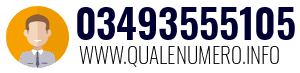 Numero di telefono 03493555105 03493555105