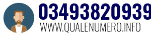 Numero di telefono 03493820939 03493820939