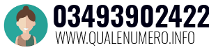 Numero di telefono 03493902422 03493902422