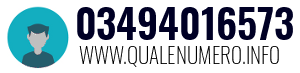 Numero di telefono 03494016573 03494016573