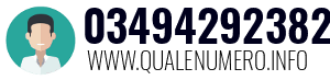 Numero di telefono 03494292382 03494292382