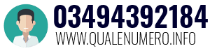 Numero di telefono 03494392184 03494392184