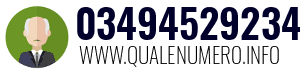 Numero di telefono 03494529234 03494529234