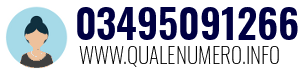 Numero di telefono 03495091266 03495091266