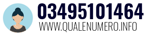 Numero di telefono 03495101464 03495101464