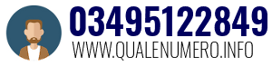 Numero di telefono 03495122849 03495122849