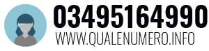 Numero di telefono 03495164990 03495164990
