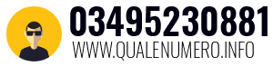 Numero di telefono 03495230881 03495230881