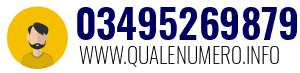 Numero di telefono 03495269879 03495269879