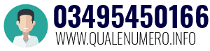 Numero di telefono 03495450166 03495450166