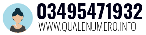 Numero di telefono 03495471932 03495471932