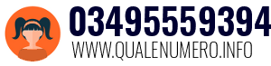 Numero di telefono 03495559394 03495559394