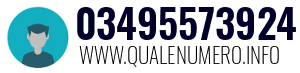 Numero di telefono 03495573924 03495573924