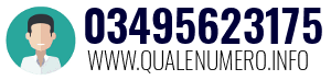 Numero di telefono 03495623175 03495623175