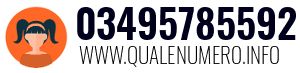 Numero di telefono 03495785592 03495785592