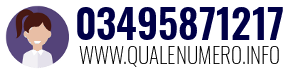 Numero di telefono 03495871217 03495871217