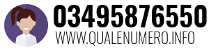 Numero di telefono 03495876550 03495876550