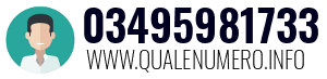 Numero di telefono 03495981733 03495981733