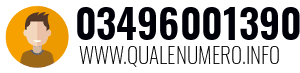 Numero di telefono 03496001390 03496001390