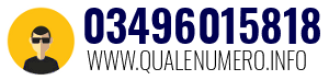Numero di telefono 03496015818 03496015818
