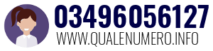 Numero di telefono 03496056127 03496056127
