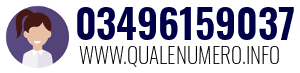 Numero di telefono 03496159037 03496159037