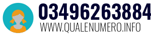 Numero di telefono 03496263884 03496263884