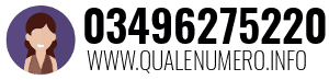 Numero di telefono 03496275220 03496275220