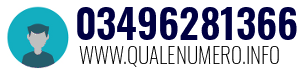 Numero di telefono 03496281366 03496281366