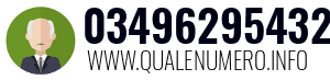 Numero di telefono 03496295432 03496295432