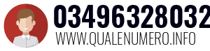 Numero di telefono 03496328032 03496328032