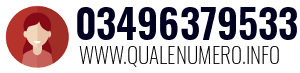 Numero di telefono 03496379533 03496379533