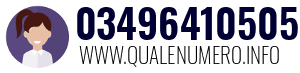 Numero di telefono 03496410505 03496410505
