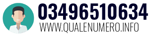 Numero di telefono 03496510634 03496510634