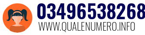 Numero di telefono 03496538268 03496538268