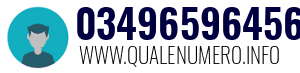 Numero di telefono 03496596456 03496596456