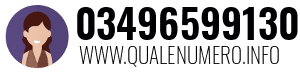 Numero di telefono 03496599130 03496599130