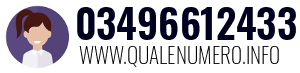 Numero di telefono 03496612433 03496612433