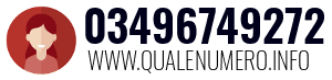 Numero di telefono 03496749272 03496749272