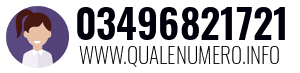 Numero di telefono 03496821721 03496821721