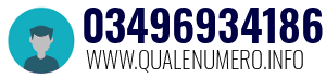 Numero di telefono 03496934186 03496934186