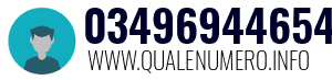 Numero di telefono 03496944654 03496944654
