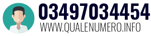 Numero di telefono 03497034454 03497034454