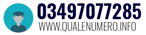 Numero di telefono 03497077285 03497077285