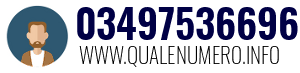 Numero di telefono 03497536696 03497536696