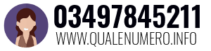 Numero di telefono 03497845211 03497845211