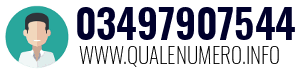 Numero di telefono 03497907544 03497907544
