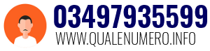 Numero di telefono 03497935599 03497935599