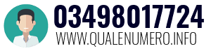 Numero di telefono 03498017724 03498017724