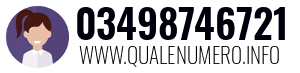 Numero di telefono 03498746721 03498746721
